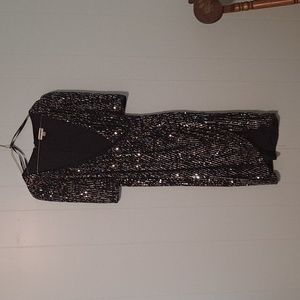 Calvin Klein Sequin Metalic Cocktail Dress